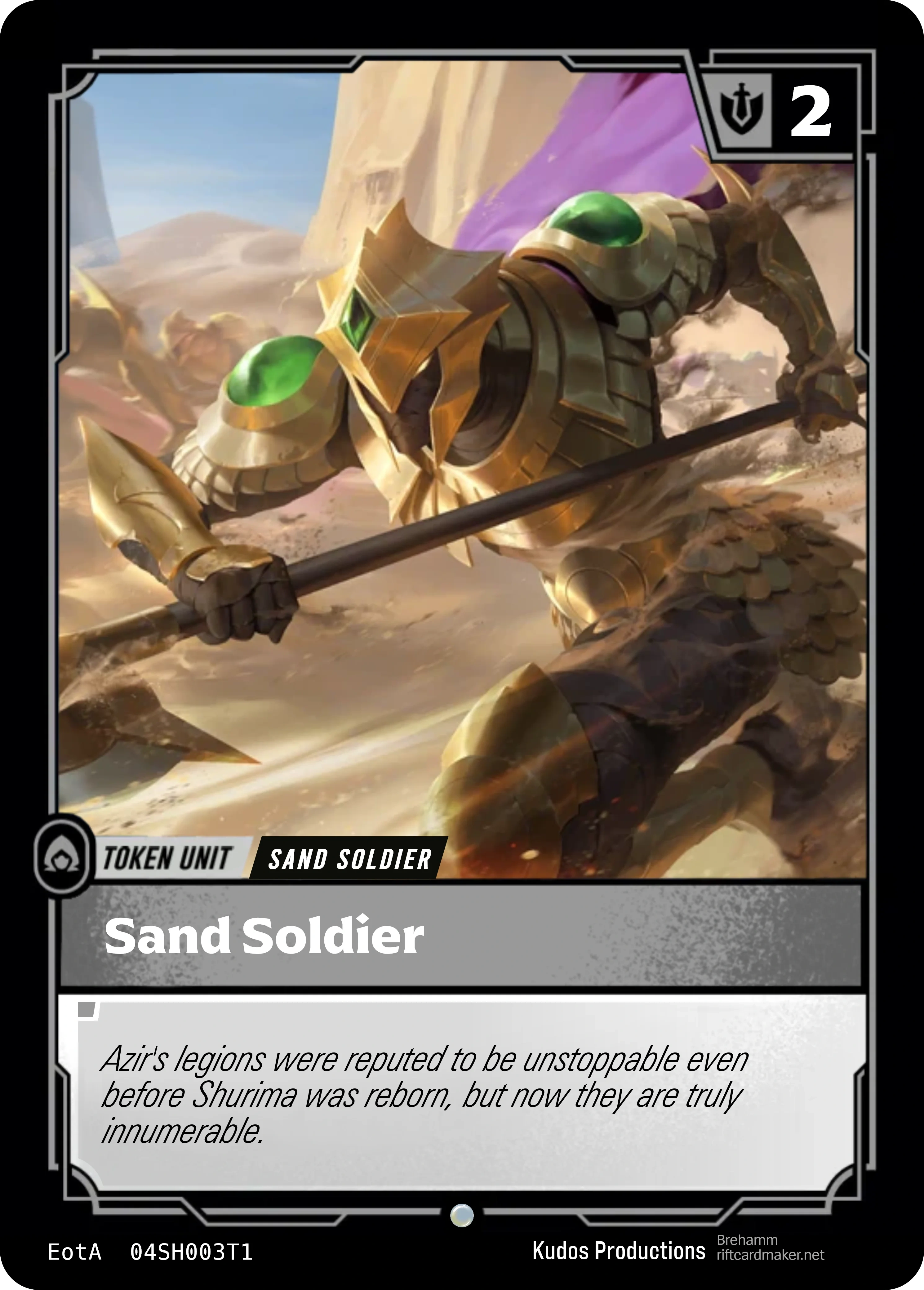 Sand Soldier T02 (Spiritforged) 
