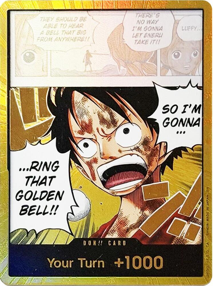 DON!! (Luffy) (Gold)  (Adventure on Kami's Island)  - Foil