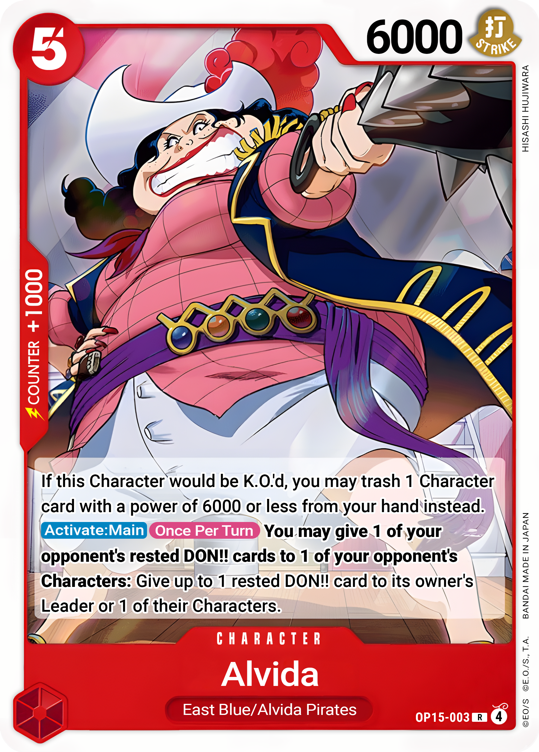 Alvida OP15-003 (Adventure on Kami's Island)  - Foil
