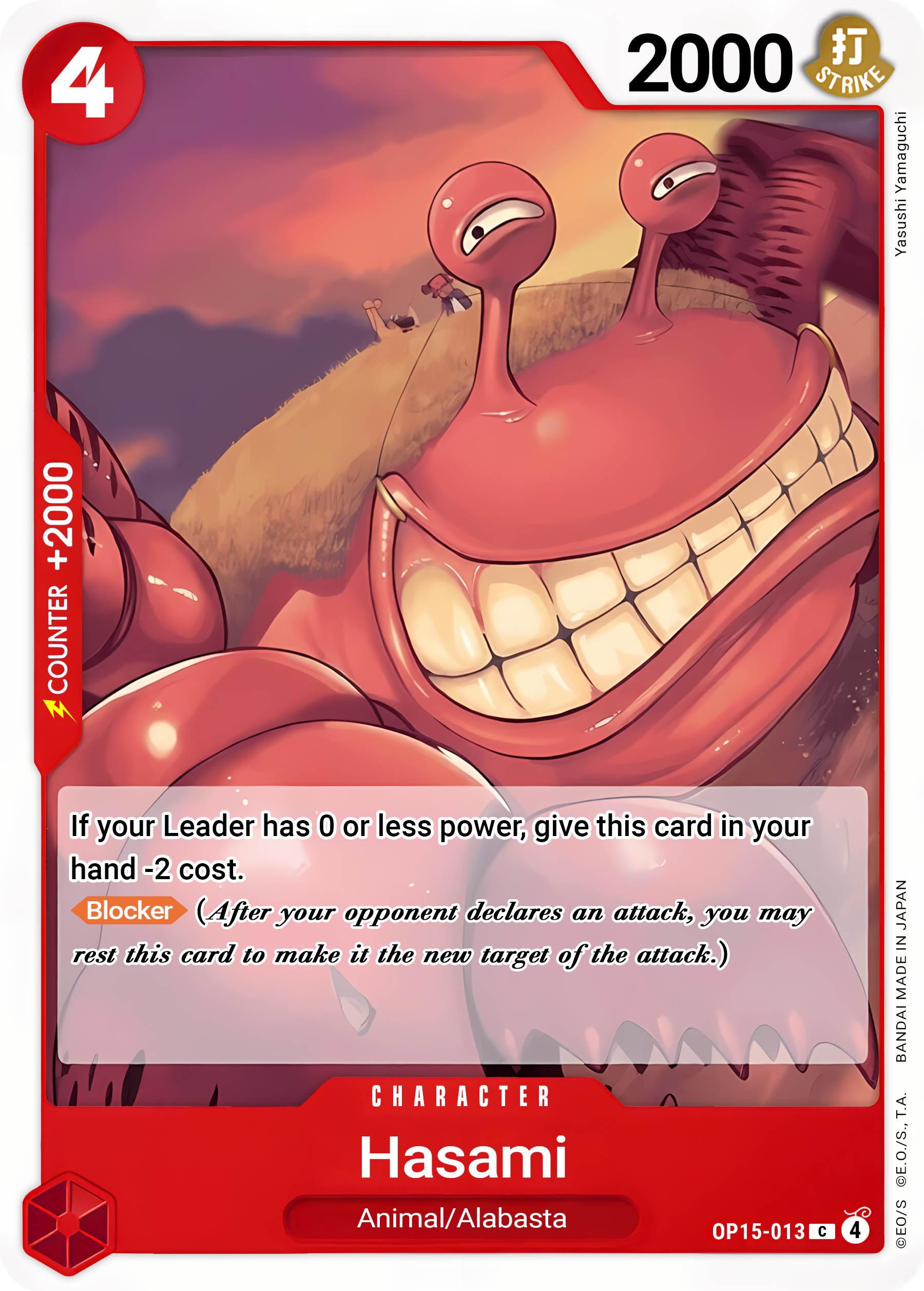 Pincers OP15-013 (Adventure on Kami's Island) 