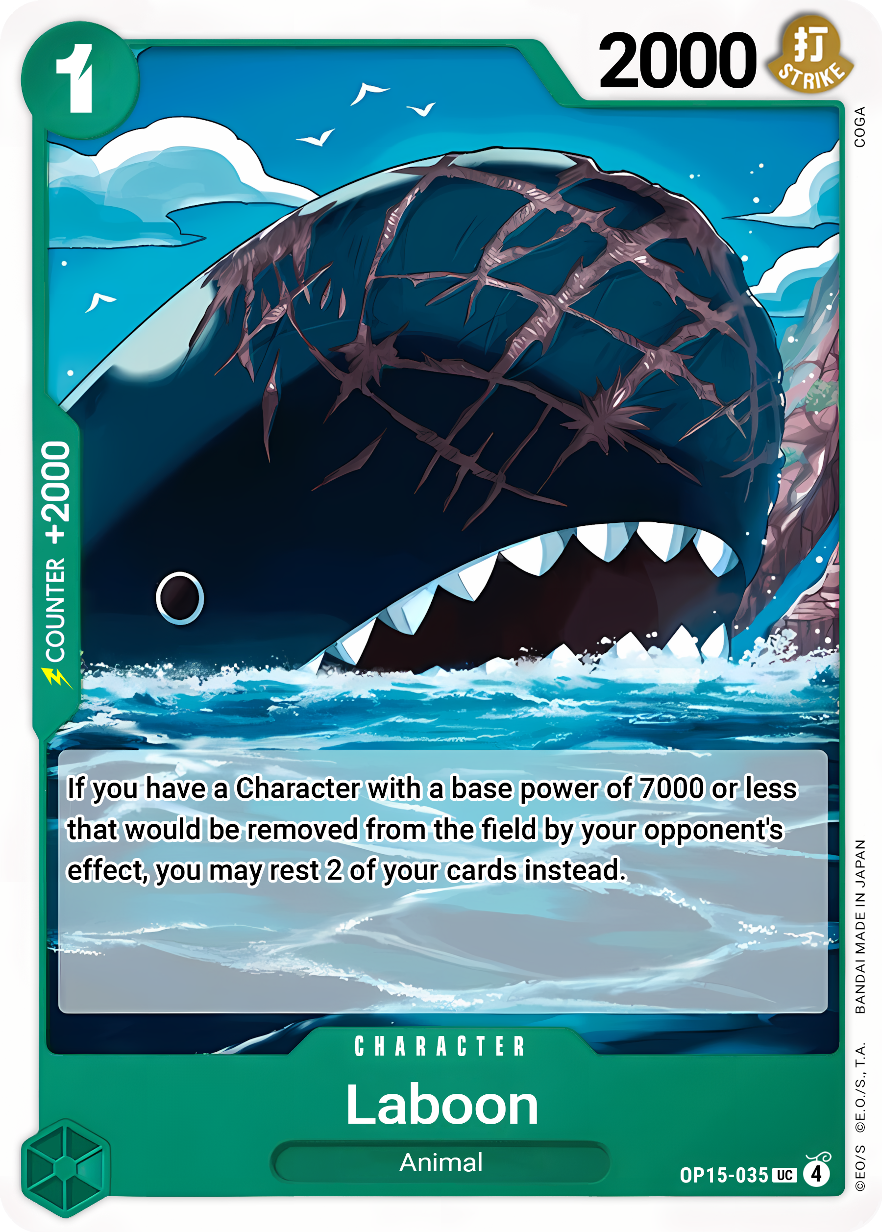 Laboon OP15-035 (Adventure on Kami's Island) 
