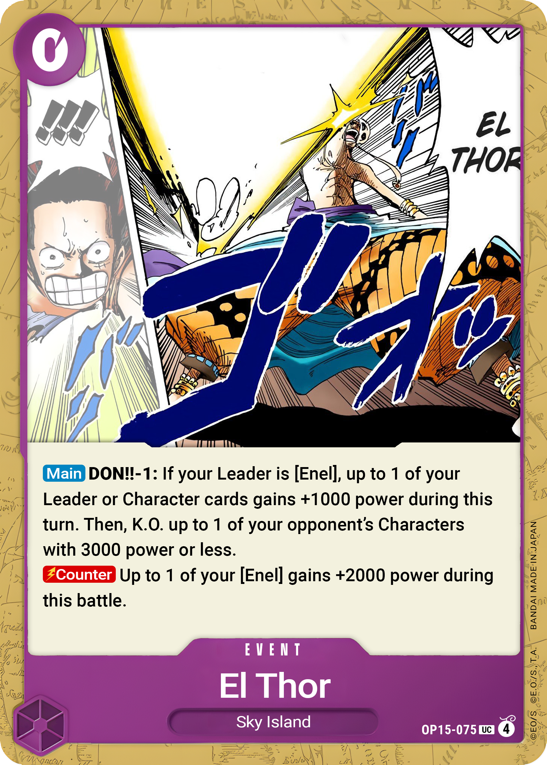 El Thor OP15-075 (Adventure on Kami's Island) 
