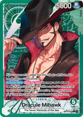 Dracule Mihawk OP14-020 (The Azure Sea's Seven)  - Alternate Art Foil