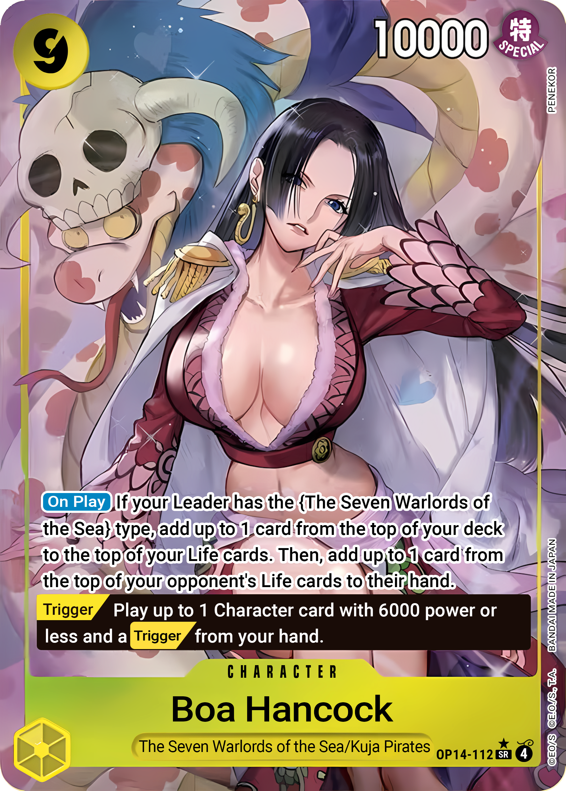 Boa Hancock OP14-112 ()  - Alternate Art Foil
