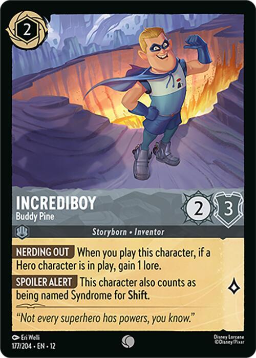Incrediboy Buddy Pine 177/204 () 