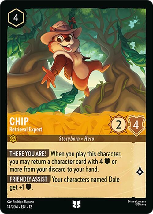 Chip, Retrieval Expert 14/204 ()  - Cold Foil