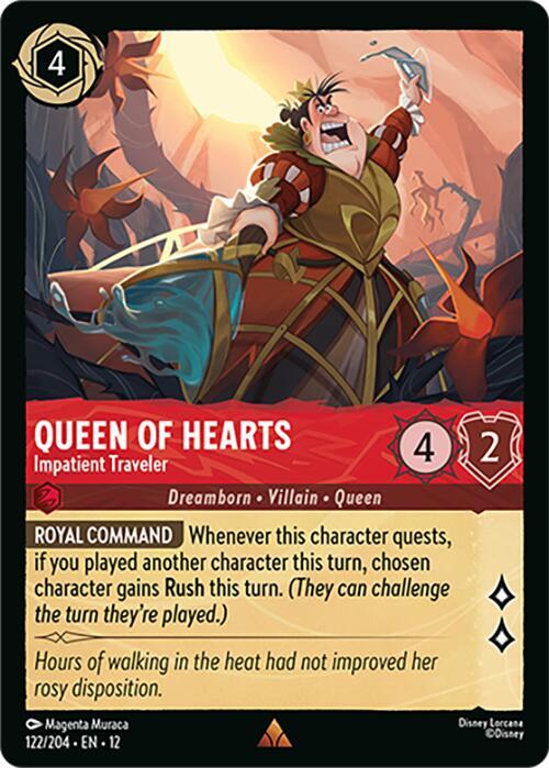 Queen of Hearts Impatient Traveler 122/204 () 