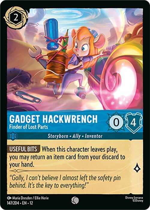 Gadget Hackwrench, Finder of Lost Parts 147/204 ()  - Cold Foil
