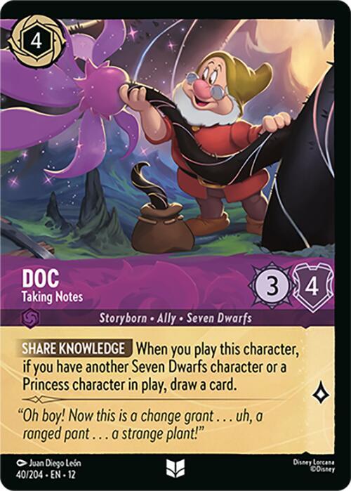 Doc, Taking Notes Foil 40/204 ()  - Cold Foil