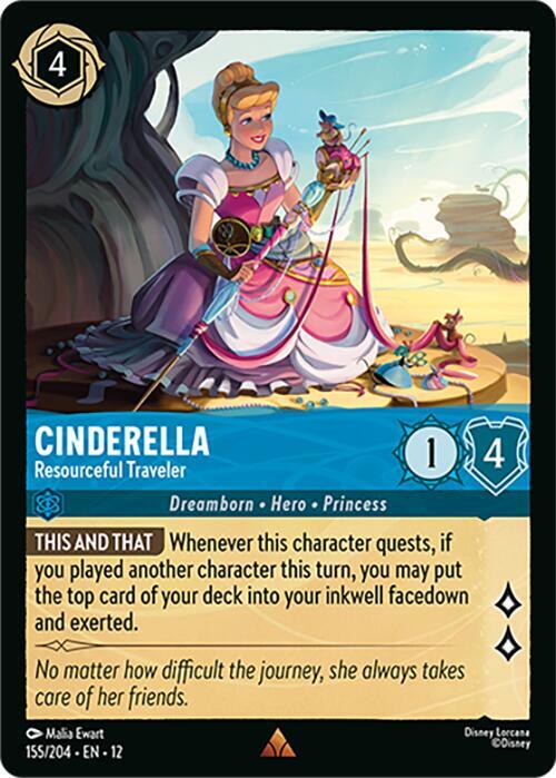 Cinderella, Resourceful Traveler 155/204 ()  - Cold Foil