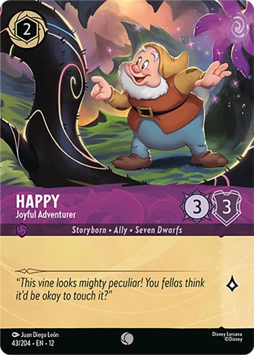 Happy, Joyful Adventurer 43/204 ()  - Cold Foil