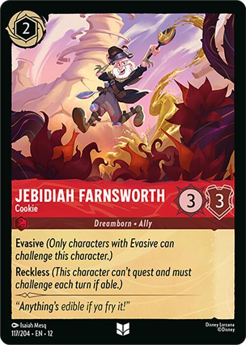 Jebidiah Farnsworth, Cookie 117/204 (Wilds Unknown)  - Cold Foil