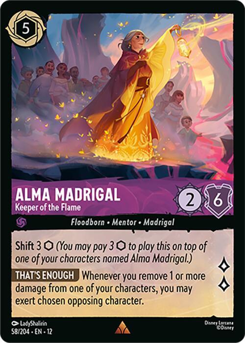 Alma Madrigal, Keeper of the Flame 58/204 ()  - Cold Foil