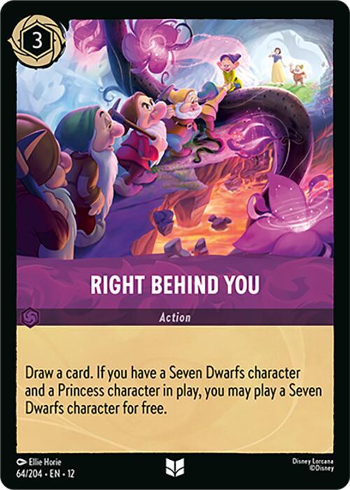 Right Behind You 64/204 ()  - Cold Foil