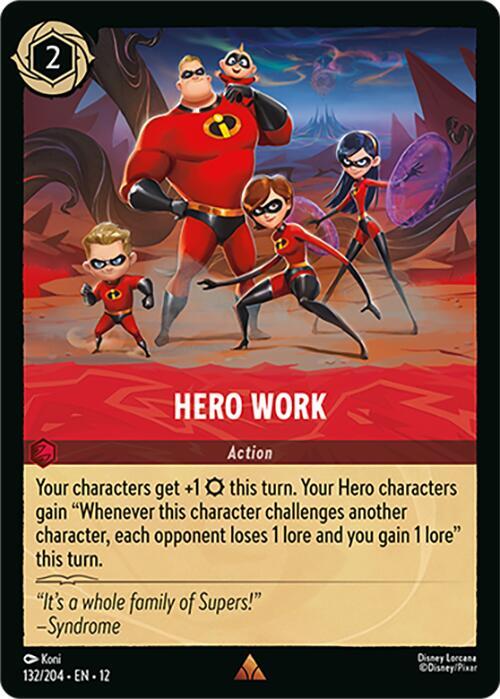 Hero Work 132/204 ()  - Cold Foil