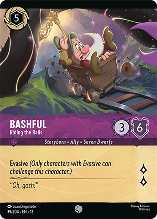 Bashful, Riding the Rails Foil 39/204 ()  - Cold Foil