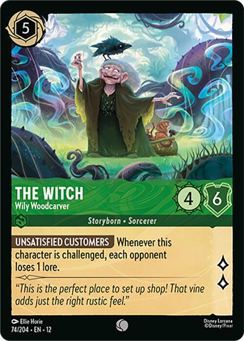 The Witch, Wily Woodcarver 74/204 ()  - Cold Foil