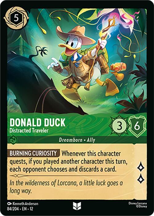 Donald Duck, Distracted Traveler 84/204 ()  - Cold Foil