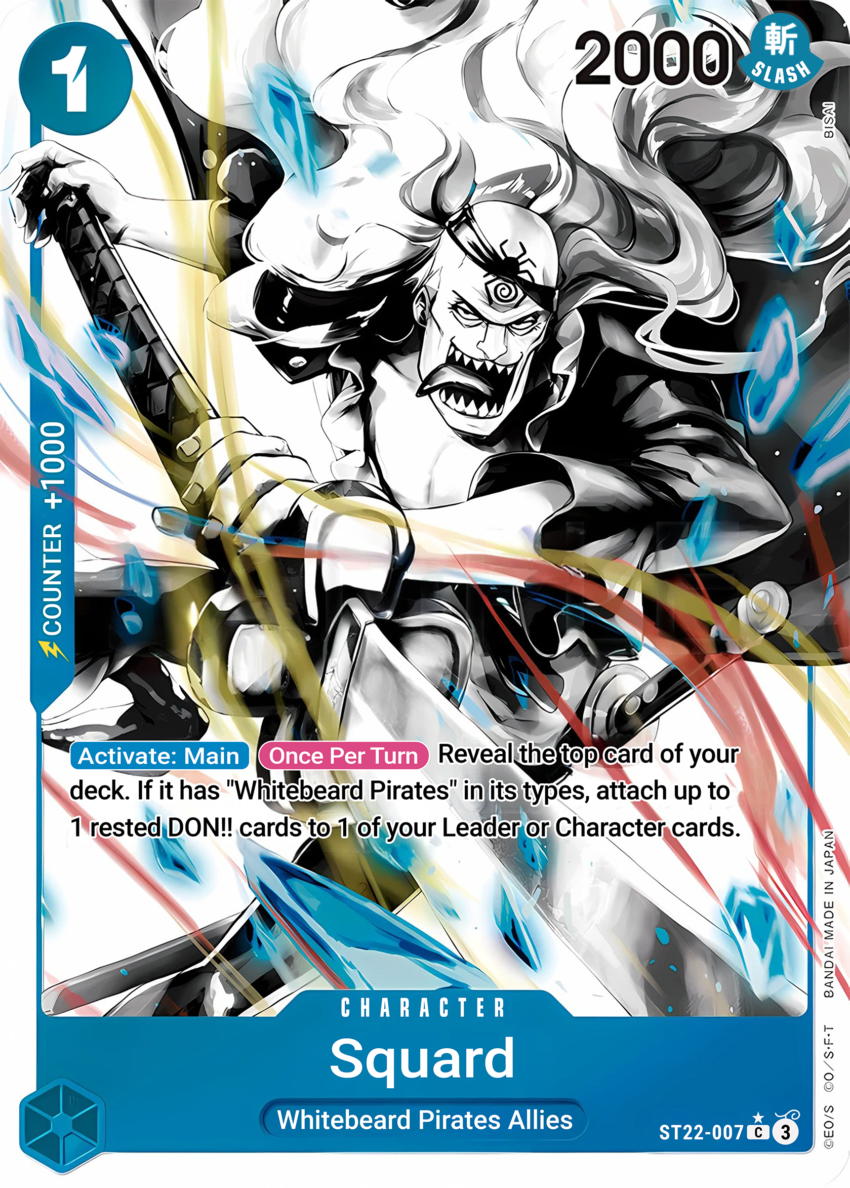 Squard ST22-007 (Starter Deck 22: Ace & Newgate)  - Parallel Foil