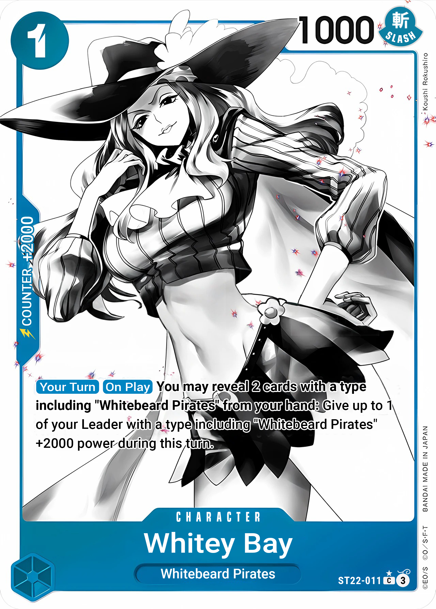 Whitey Bay ST22-011 (Starter Deck 22: Ace & Newgate)  - Parallel Foil