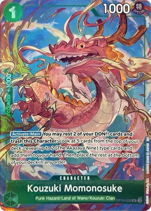 Kouzuki Momonosuke OP10-028 (One Piece Promotion Cards)  - Alternate Art Foil