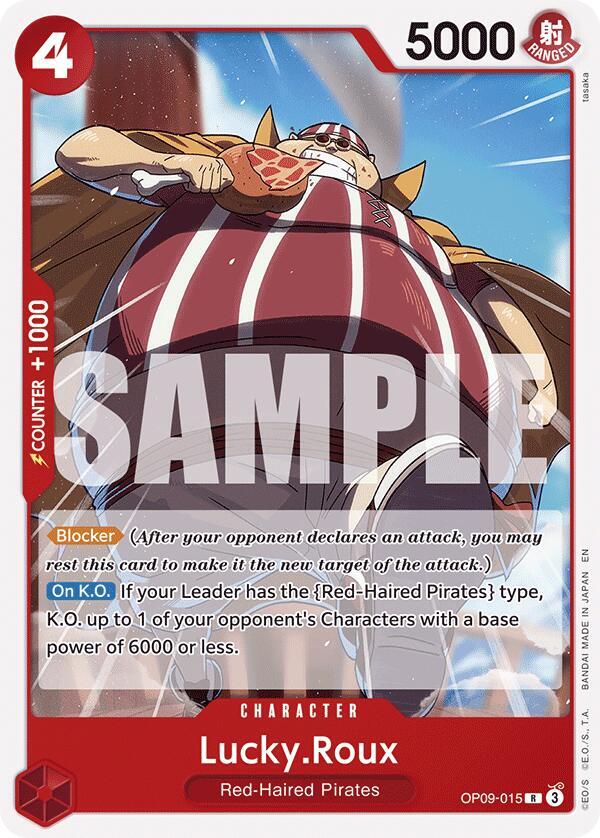 Lucky.Roux (Reprint) OP09-015 (Starter Deck 23: RED Shanks) 