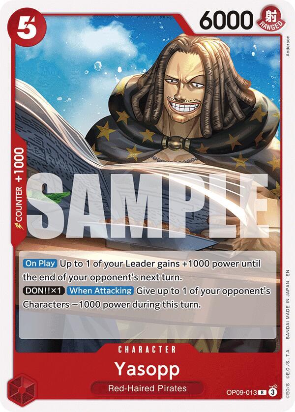 Yasopp (Reprint) OP09-013 (Starter Deck 23: RED Shanks) 