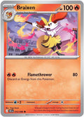 Braixen 012/086 (ME04: Chaos Rising)  - Reverse Holofoil