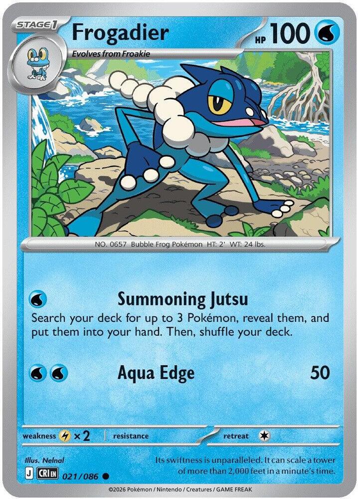 Frogadier 021/086 (ME04: Chaos Rising) 