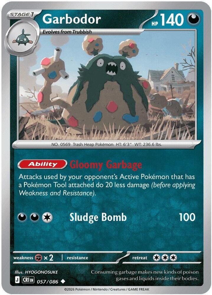 Garbodor 057/086 (ME04: Chaos Rising) 