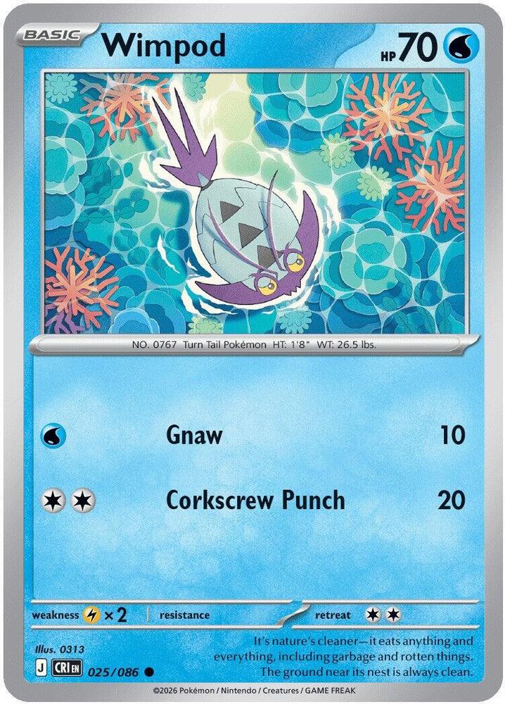 Wimpod 025/086 (ME04: Chaos Rising) 