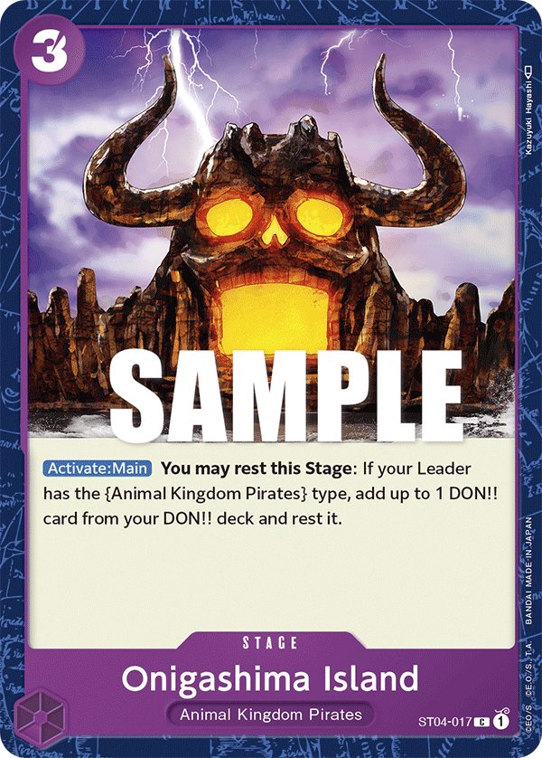 Onigashima Island ST04-017 (Starter Deck 4: Animal Kingdom Pirates) 
