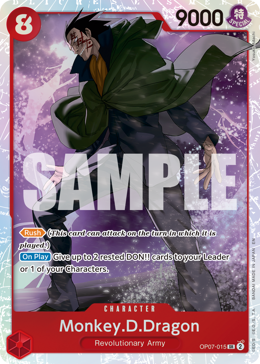 Monkey.D.Dragon OP07-015 (Learn Together Deck Set) 