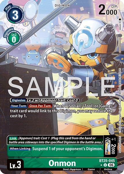 Onmon Full Art BT25-045 U (Dual Revolution)  - Foil
