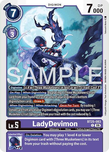 LadyDevimon BT25-083 C (Dual Revolution) 