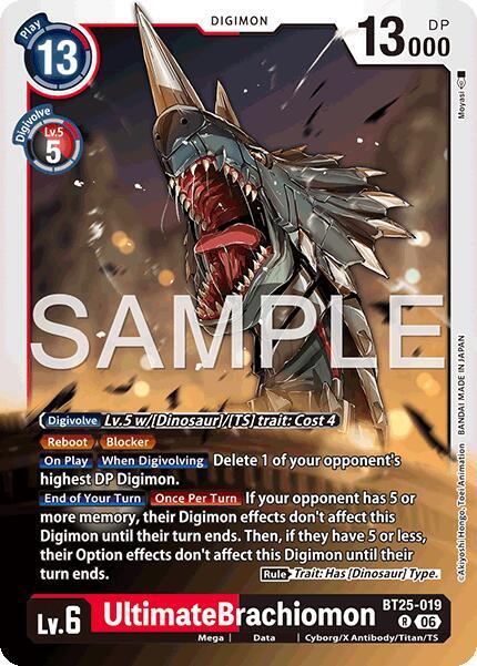 UltimateBrachiomon BT25-019 R (Dual Revolution)  - Foil
