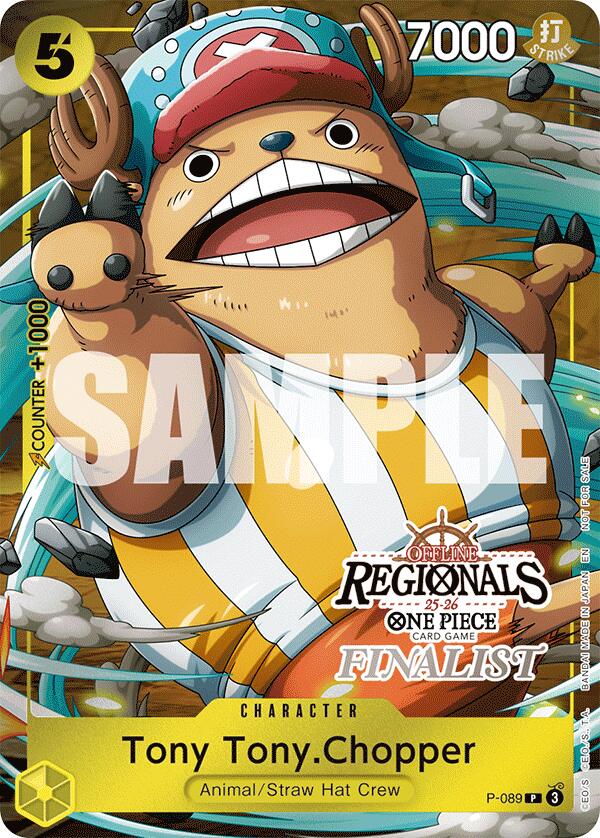 Tony Tony.Chopper (Offline Regional Finalist Card Set 2025 Vol.2) P-089 (One Piece Promotion Cards)  - Foil