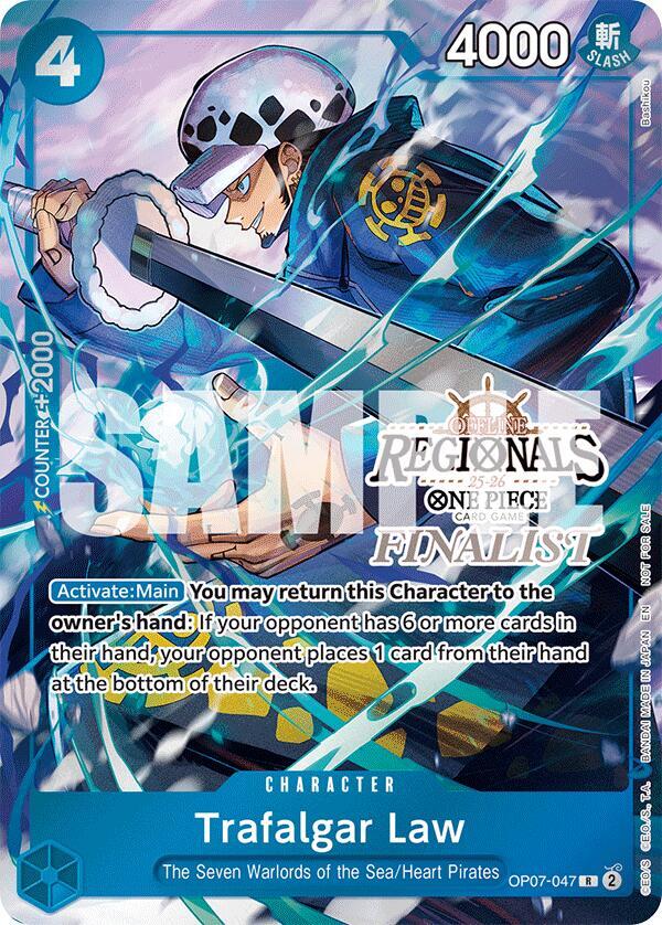 Trafalgar Law (Offline Regional Finalist Card Set 2025 Vol.2) OP07-047 (One Piece Promotion Cards)  - Foil