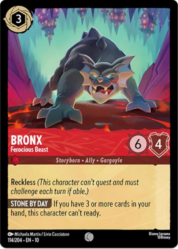 Bronx, Ferocious Beast 114/204 (Whispers in the Well) 