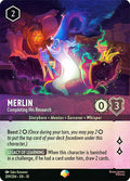 Merlin, Completing His Research 209/204 (Whispers in the Well)  - Rainbow Foil