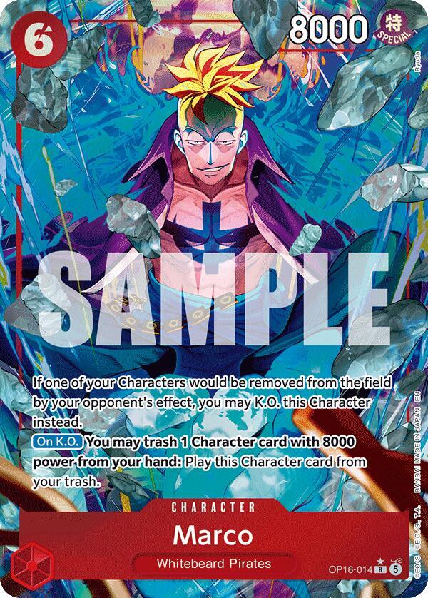 Marco Alternate Art OP16-014 (The Time of Battle)  - Foil
