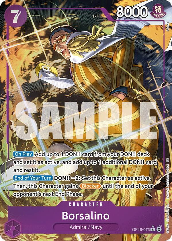 Borsalino Alternate Art OP16-073 (The Time of Battle)  - Foil