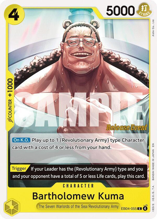Bartholomew Kuma EB04-055 (Adventure on Kami's Island Release Event Cards) 
