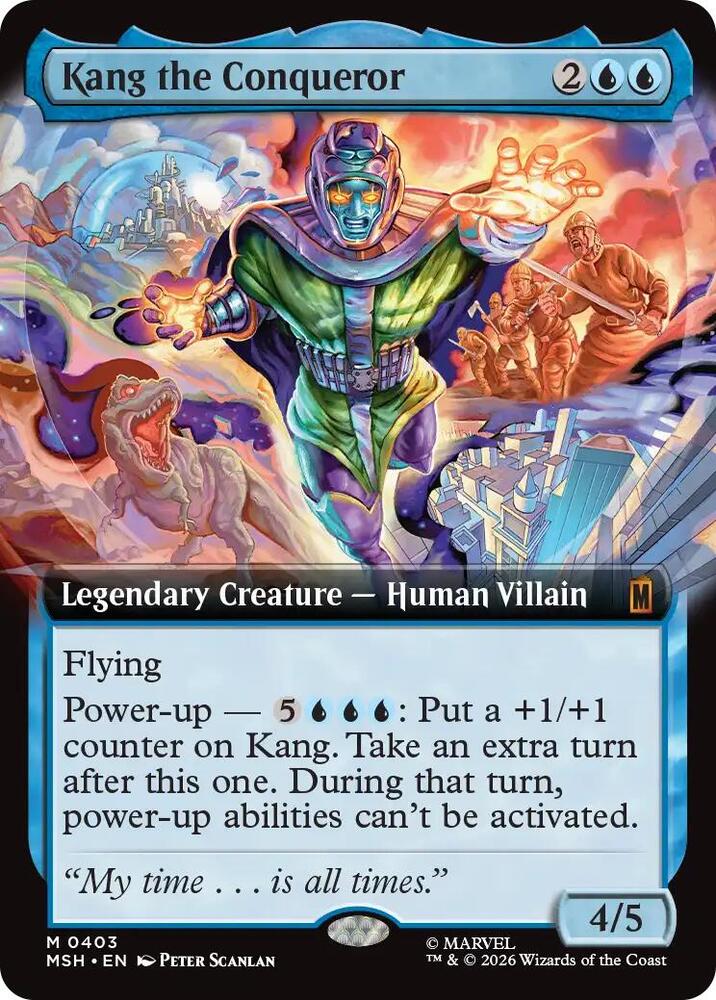 Kang the Conqueror 403 (Marvel Super Heroes)  - Extended Art Foil