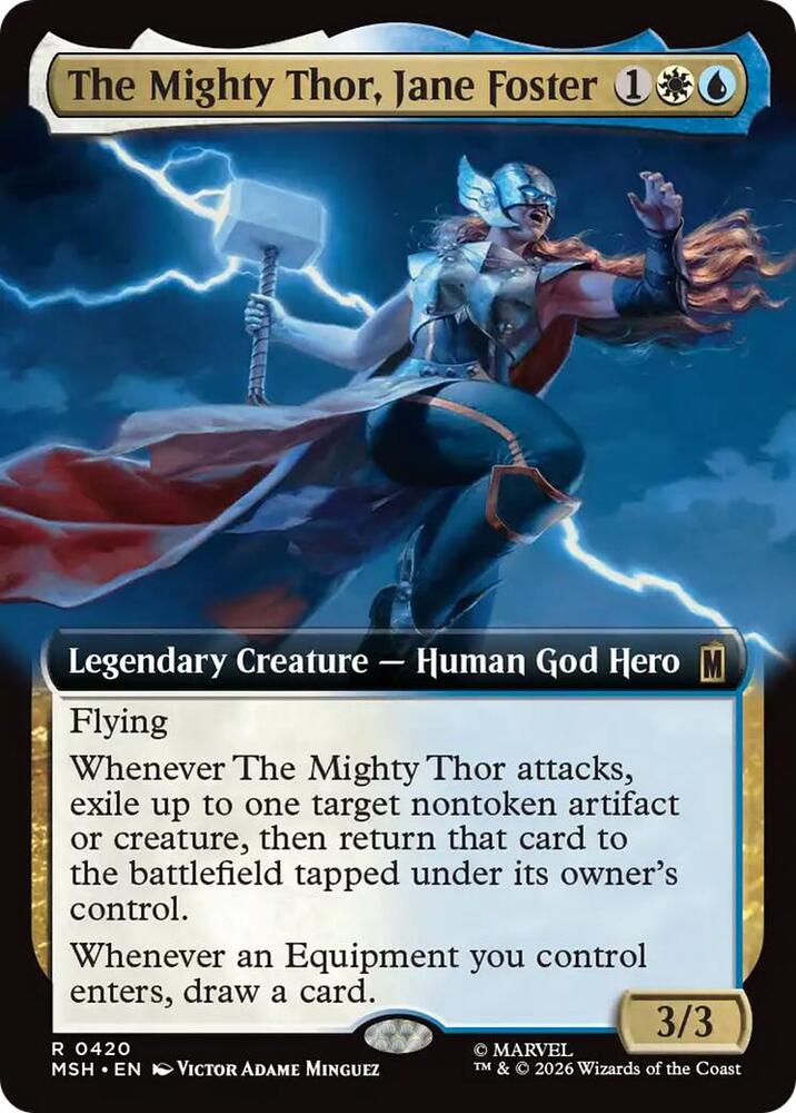 The Mighty Thor, Jane Foster (Dupe) 420 (Marvel Super Heroes)  - Extended Art