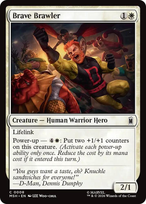 Brave Brawler 8 (Marvel Super Heroes)  - Foil