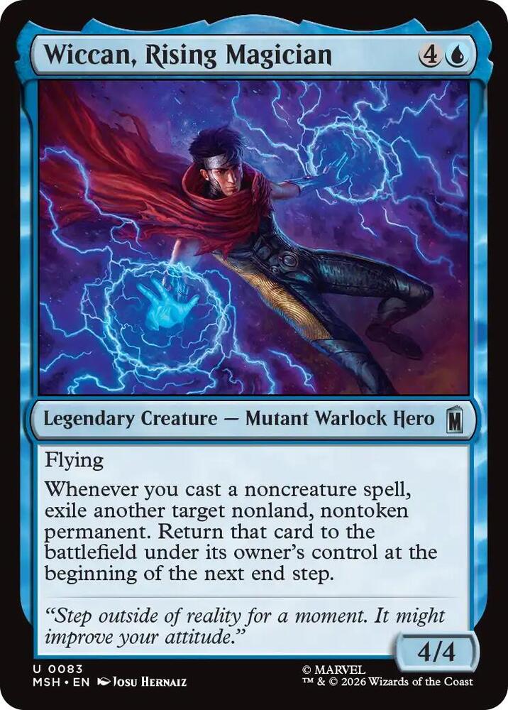 Wiccan, Rising Magician 83 (Marvel Super Heroes)  - Foil