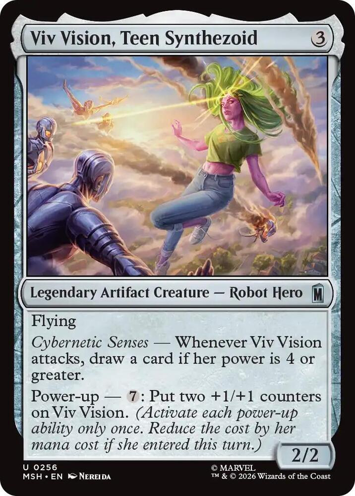 Viv Vision, Teen Synthezoid 256 (Marvel Super Heroes)  - Foil