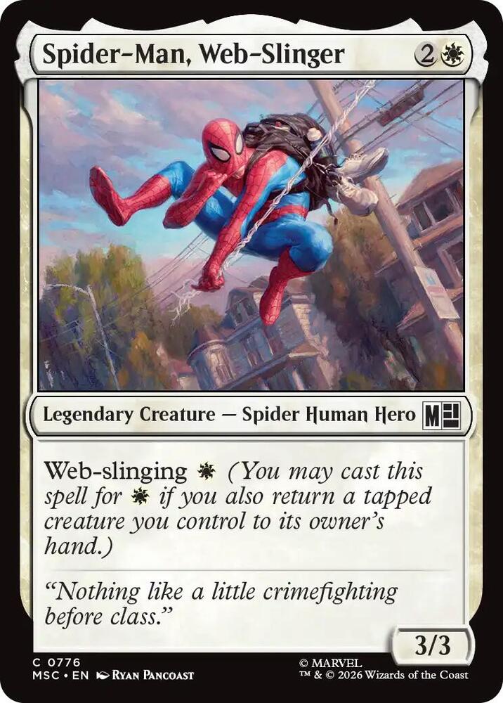 Spider-Man, Web Slinger 776 (Commander: Marvel Super Heroes)  - Foil