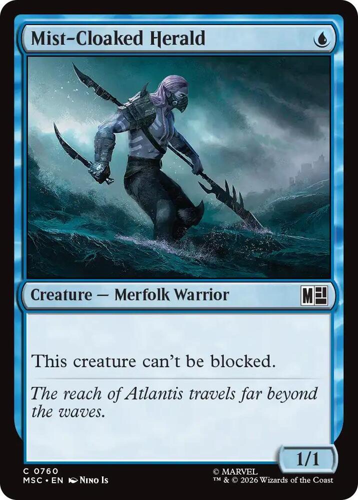 Mist Cloaked Herald 760 (Commander: Marvel Super Heroes)  - Foil